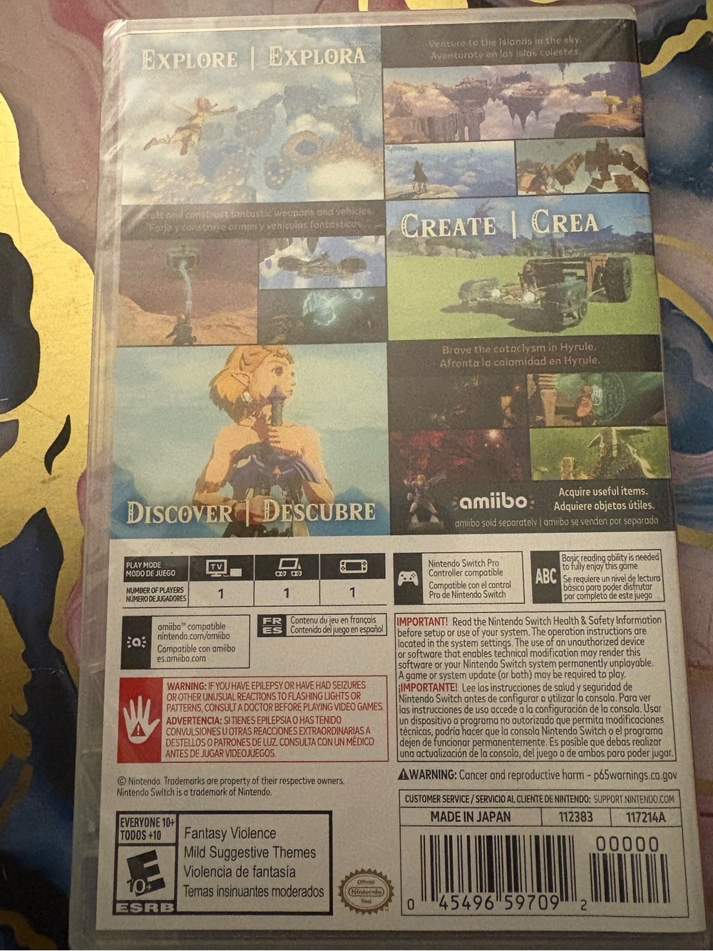 Nintendo Switch The Legend of Zelda: Tears of the Kingdom game - Picture 2 of 2